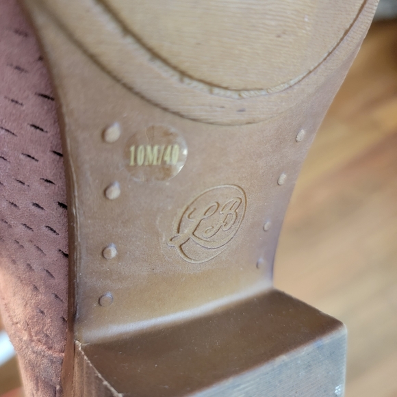 Lucky Brand Mauve Suede/Leather Bootie size 10 - Picture 6 of 6